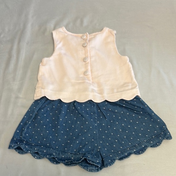 Maggie & Zoe Soft Pink Baby Dress/Romper - Picture 4 of 6